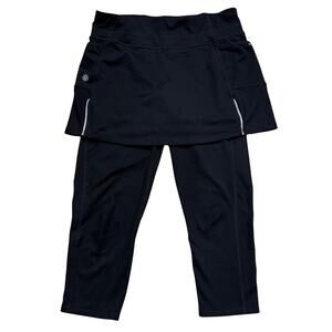 Athleta Navy Skort with Capris